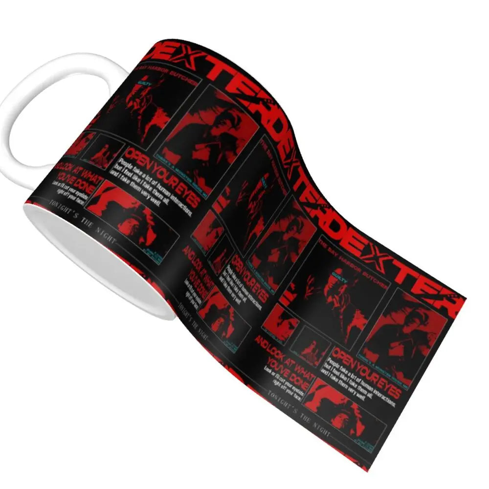 Customized Dexter Morgan Mugs DIY Movie Ceramic Milk Tea Coffee Cup