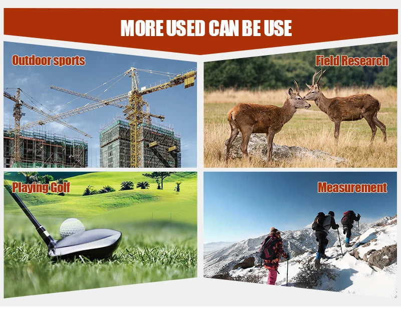 Hunting Laser Rangefinder 1000m Hunting Range Finder with Target Acquisition Technology Clear Accurate Rangefinders for Hunters