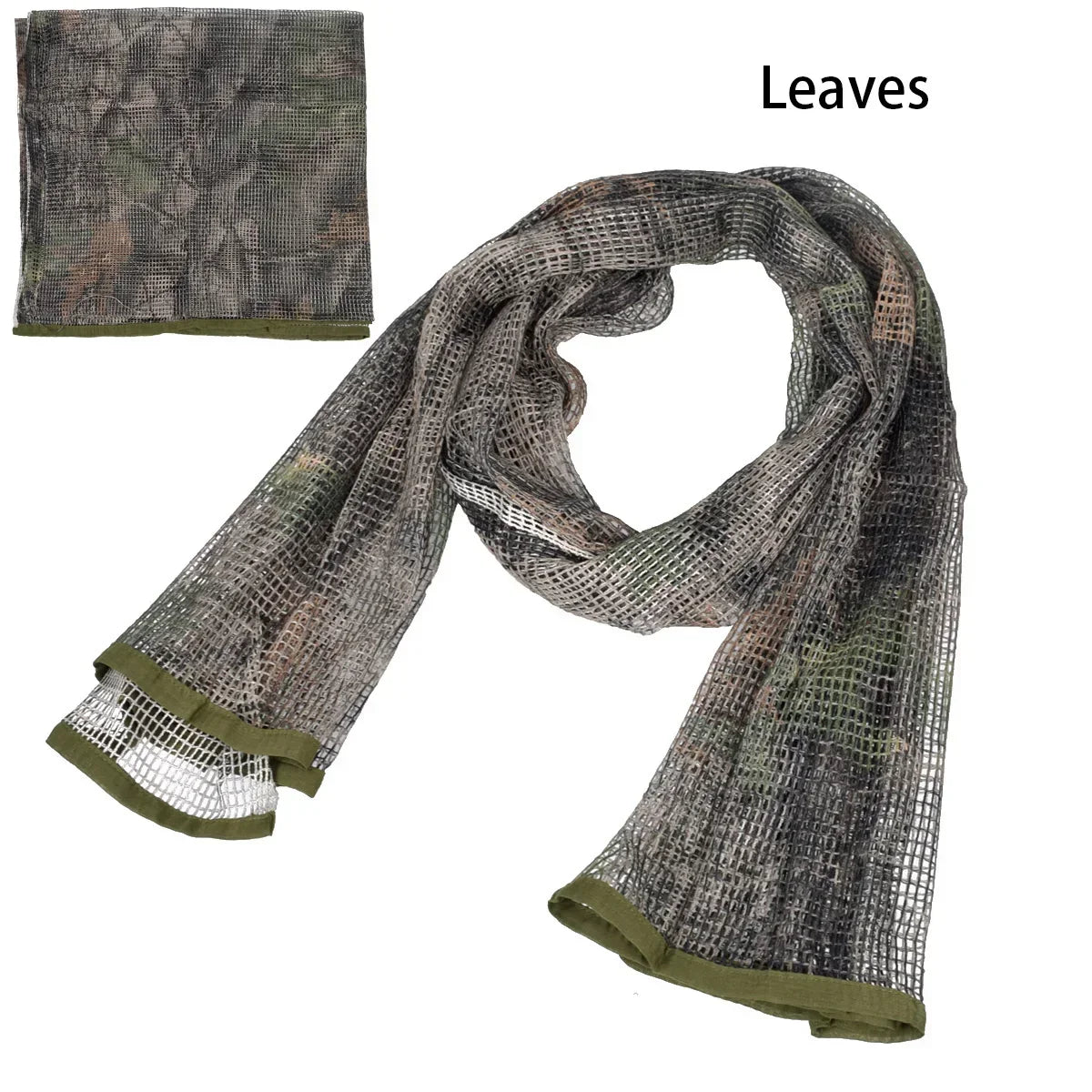 Tactical Camouflage Netting Mesh Net Camo Scarf for Outdoor Sport Hunting Shooting Wild Photography Sniper Camo Mesh Scarves
