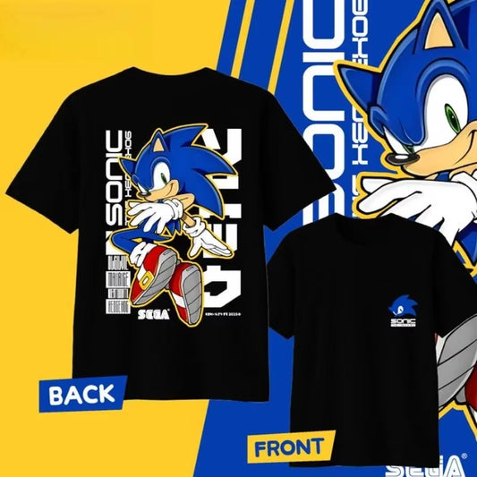 2025 Short Sleeve Shadow The Hedgehog T-Shirtv Heroes Tee Sonic T-Shirt Heroes Vintage Tee Fans Men Women Loose Cotton Top