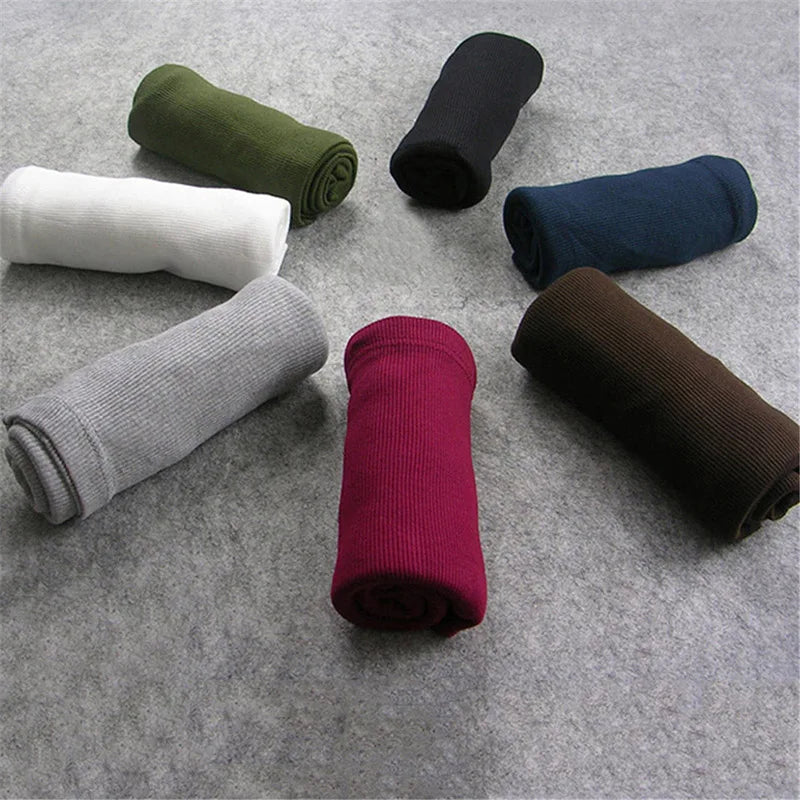 HOT Men's Four Seasons Black And White Classic Color Basic Vest Plus Size Youth Sports And Leisure Running Joker Bottoming