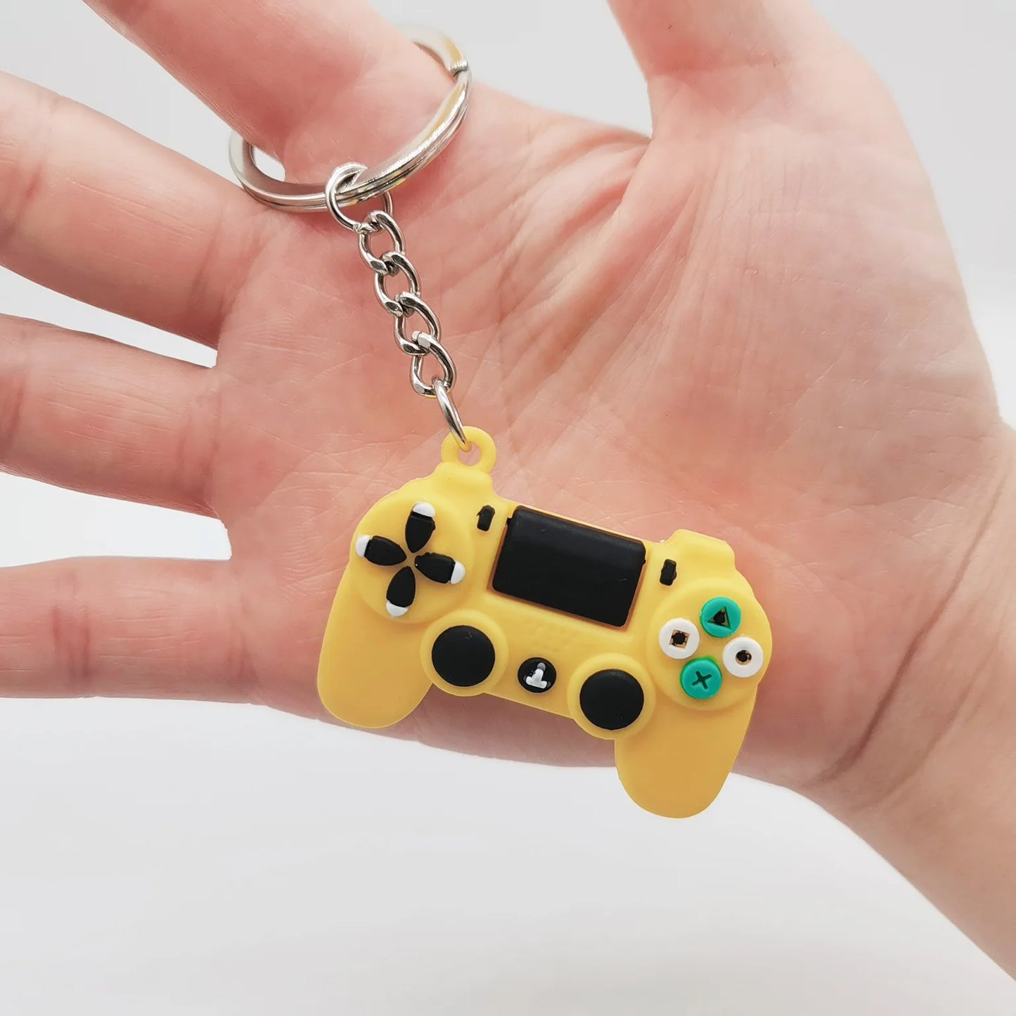 PVC new keychain high quality game machine key ring mini cartoon Gamepad Joystick fit men car keys trinket souvenir gift