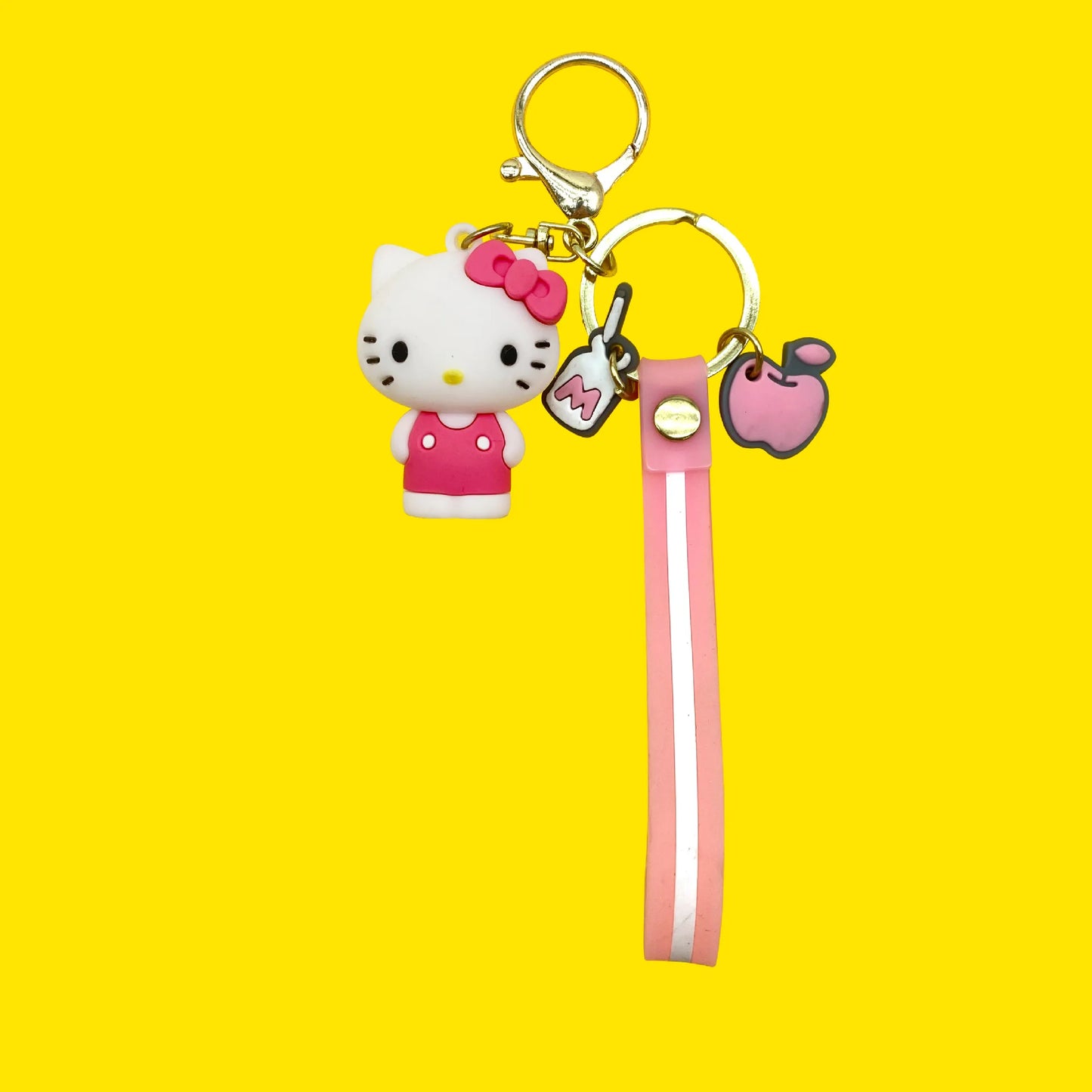 Cute Keychain Cute cartoon Keychain, Badtz-Maru, Cainamoroll, Hello Kitty, My Melody, Chrome, Kerop.