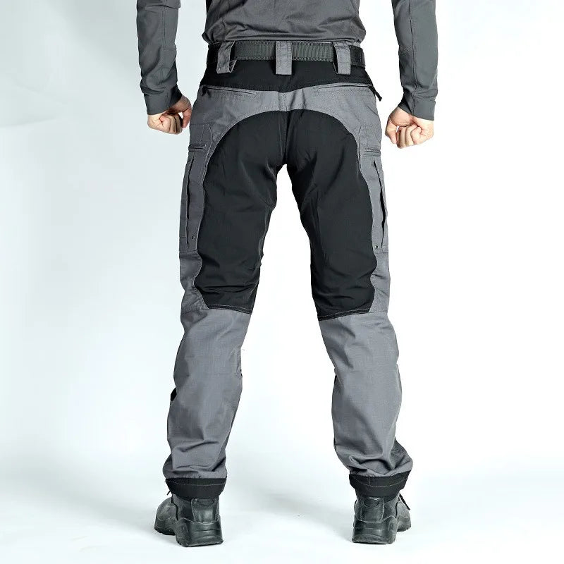 Tactical Pants Men's Spring And Autumn Combat Pants Outdoor Trous ers Loose Wear-resistant Overalls