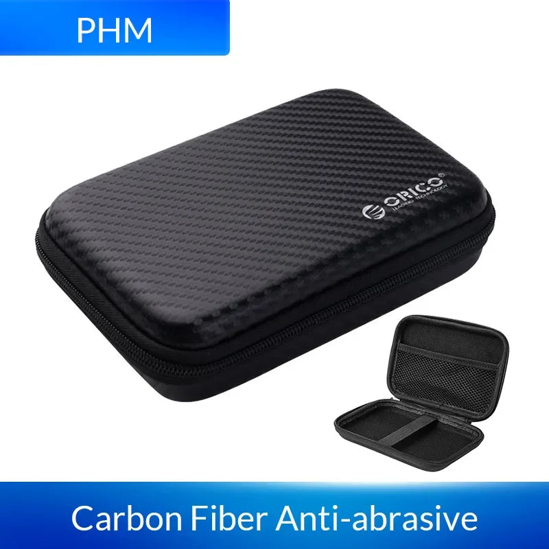 ORICO 2.5 Inch HDD Box Protection Package Portable Hard Drive Bag for External Portable hdd box case storage Bag Blue/Red/Black