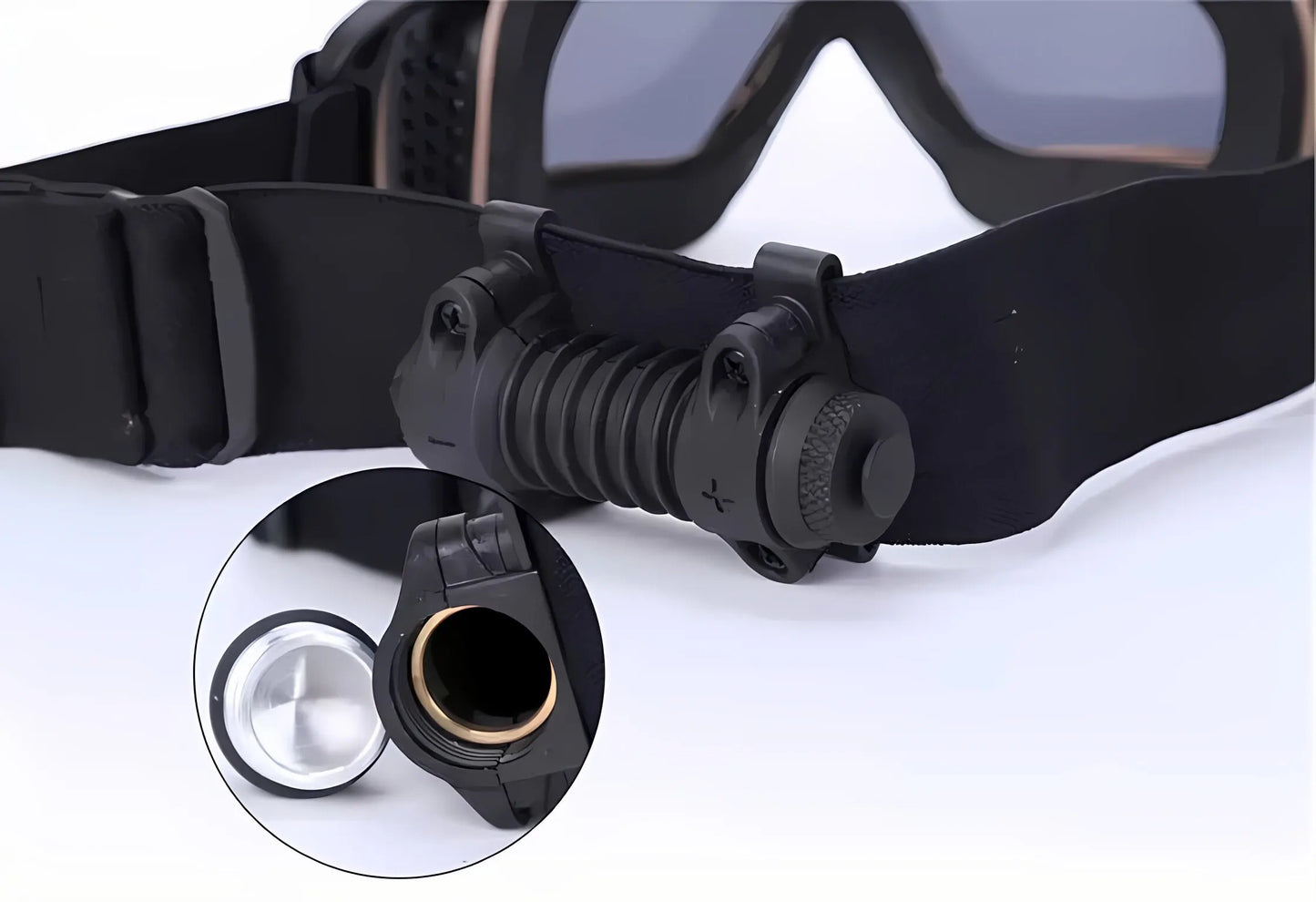 Tactical  Anti-fog Goggles with Fan Anti-dust Outdoor Helmet Goggles