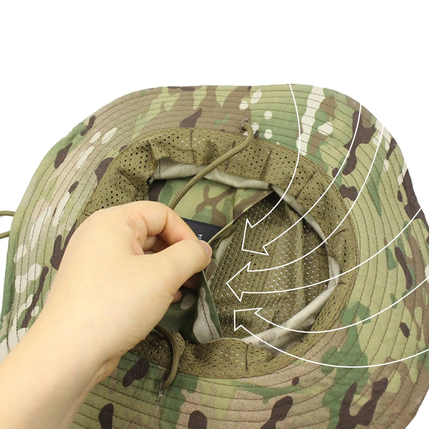 Tactical 2.0 Boonie Hat Summer Mesh Camouflage Combat Cap Multicam Outdoor Sports Training Fishing Hiking Camping Hunting Hats