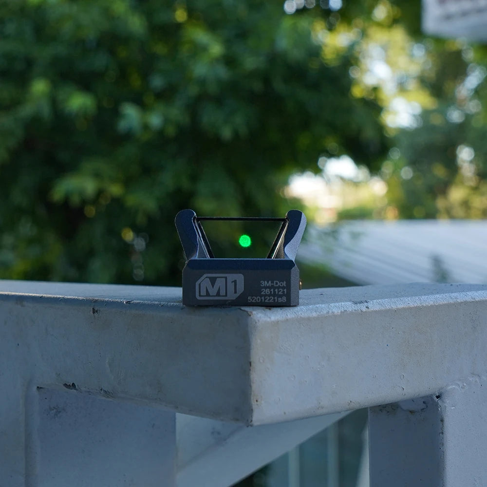 M1 Open 3MOA Green Or Red Dots Sight With Full Original Marking Tactical Airsoft Optics With 20mm Rail And universal mount