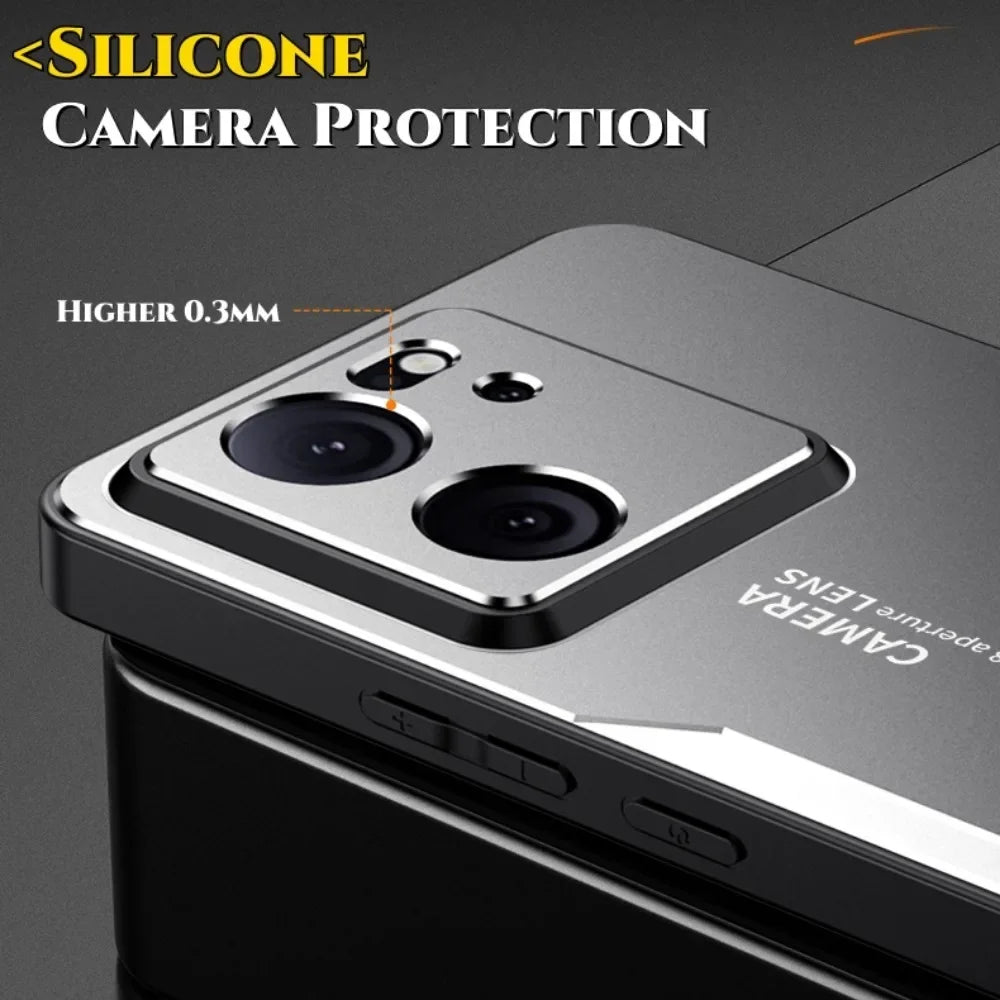 ShockProof Alloy Metal Case For Xiaomi 15T 13T 14T 12T 11T 12X 15 14 13 12 Mi 11i 10T Pro Ultra Silicone Back Cover Shell Cases