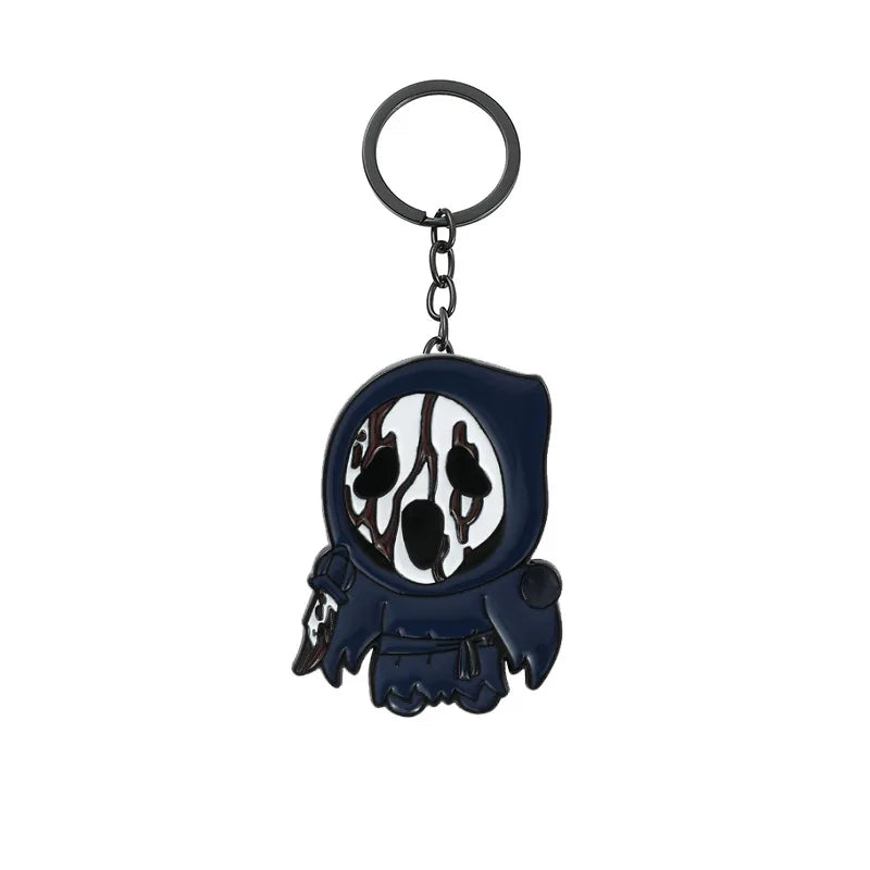 Horror Movie Characters Keychain Jason Freddy Michael Chucky Pennywise Enamel Metal Key Ring Bag Accessories for Women Men Gift