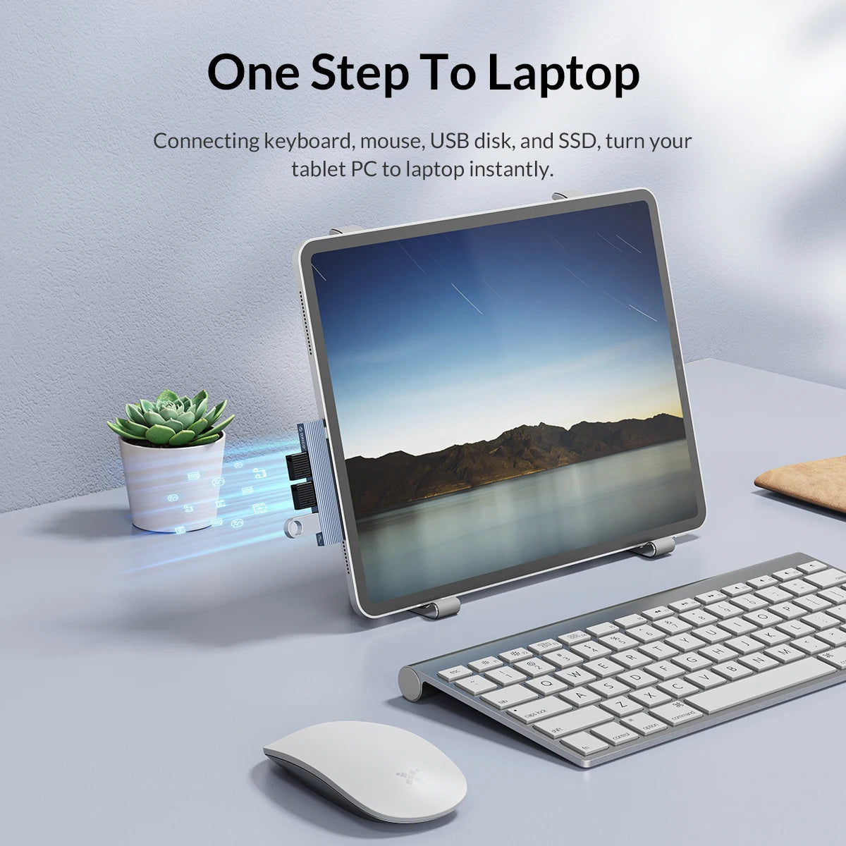 ORICO USB C To Usb Adapter USB 3.0 Splitter 3-port HUB Hub Docking Station Converter Otg Adapter Computer Accessories USB HUB