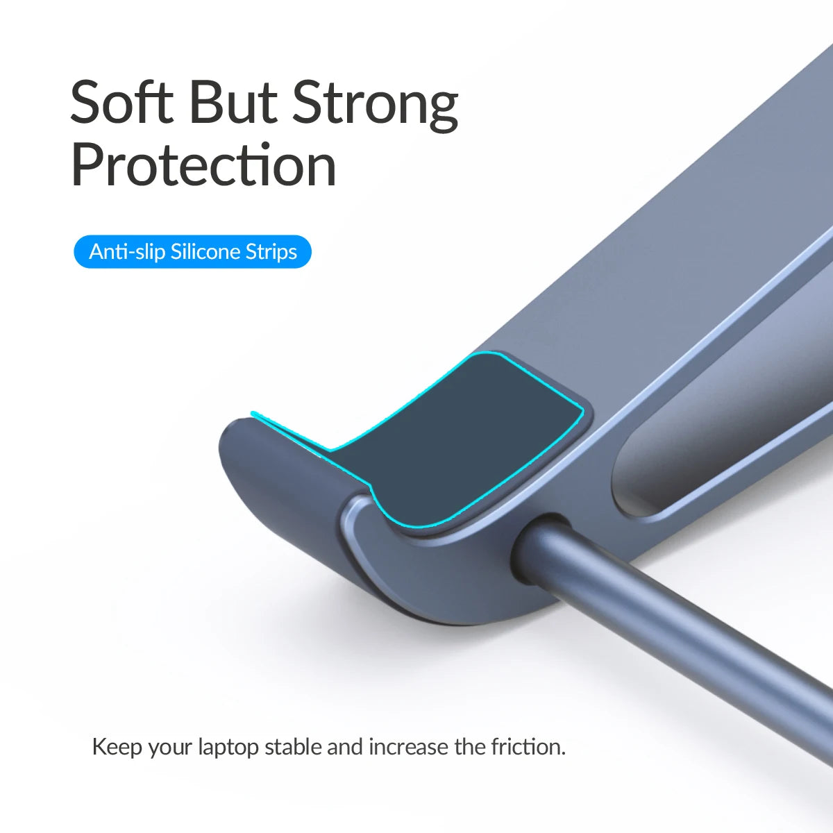 ORICO Laptop Stand for 13-17.4 Inch Macbook Air Pro Foldable Aluminum Vertical Notebook Stand Support Macbook Tablet Phone Stand