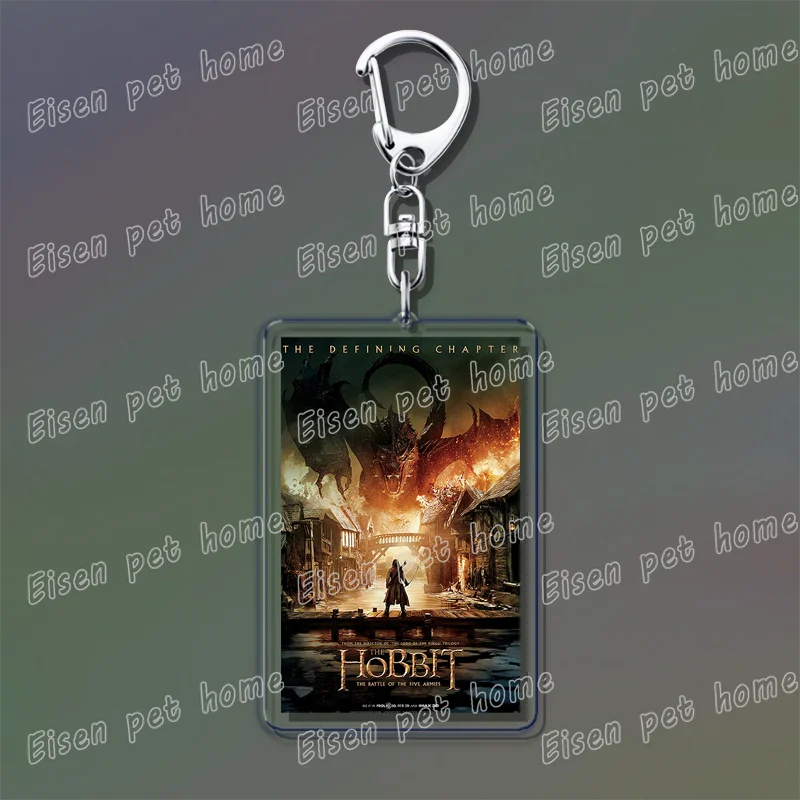 Popular Classic Movies Keychains for Accessories Bag Jaws Fight Club Avatar Films Pendant Key Chains Keyrings Jewelry Fans Gifts