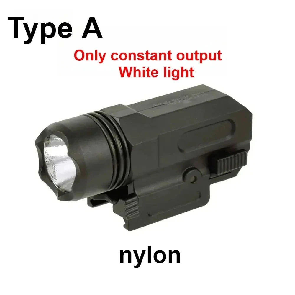 Airsoft Pistol Light Tactical Mini Gun Flashlight QD Quick Release Rifle Torch G17 G18C G22 20mm Rail Handgun G19 Hunting