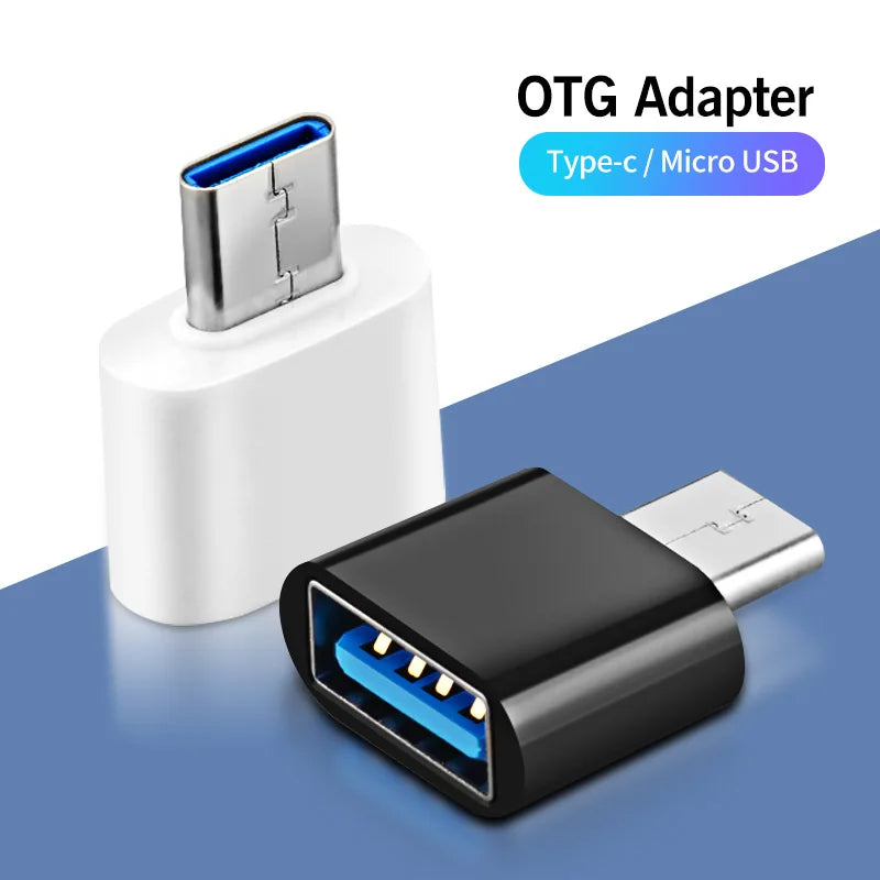 Type C To Usb OTG Adapter 2.0 Micro Usb Phone Adapter Usbc Smartphone Laptops To Usb Mouse Gamepad Flash Disk Otg Plug