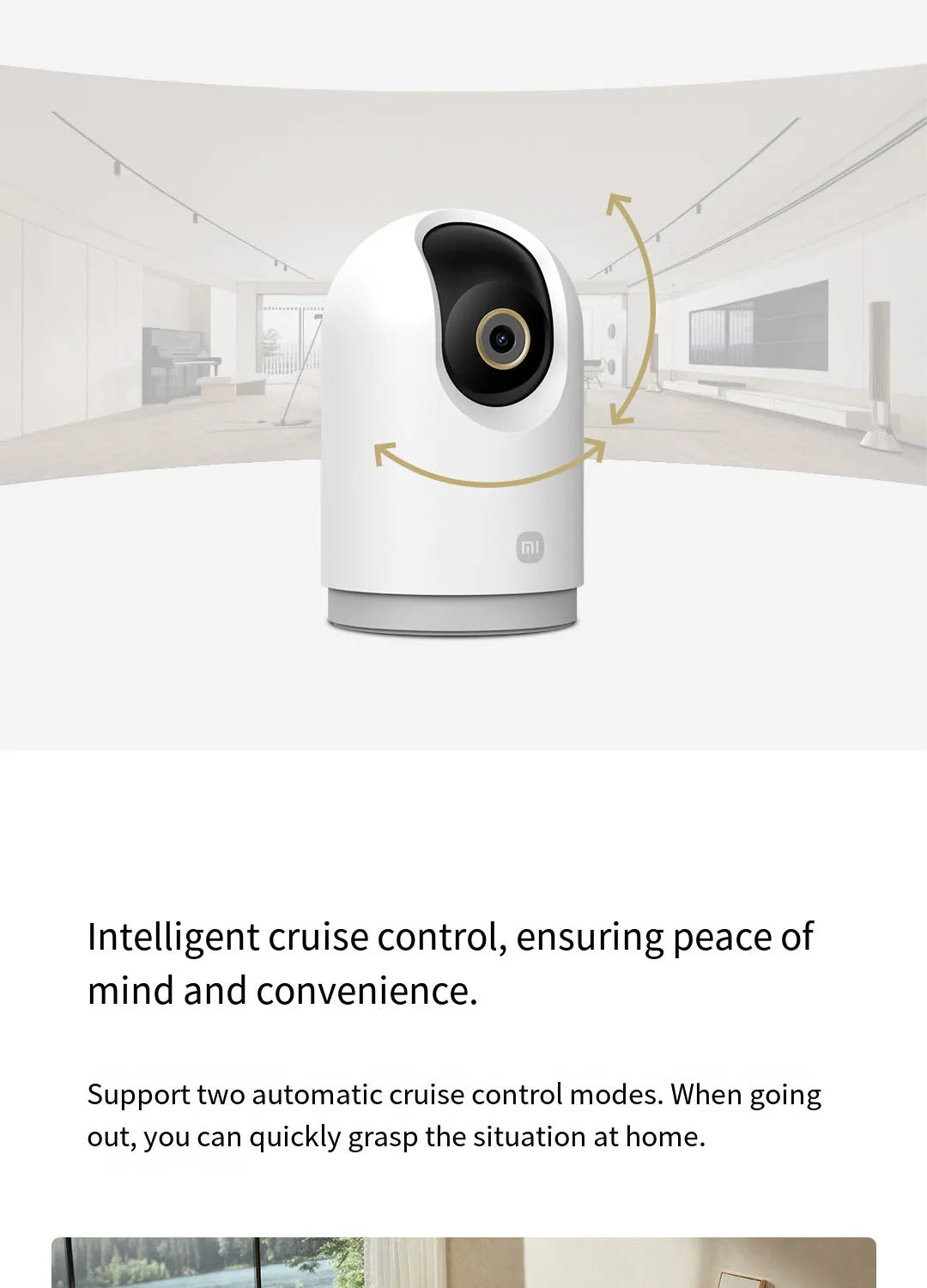 Xiaomi Mijia APP PTZ Pro 2K 3 Megapixels 360° Panoramic bluetooth4.2 Smart IP Camera AI Detection Two-way Intercom Home Security