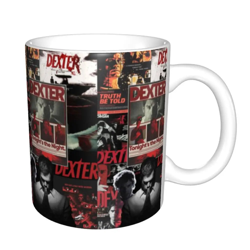 Customized Dexter Morgan Mugs DIY Movie Ceramic Milk Tea Coffee Cup