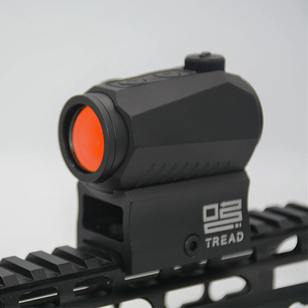 Tactical 1x20mm Reflex Red Dot Sight Riflescope with Free Mount Rails Optic - Blackout Rear Sight for Shield Handguns