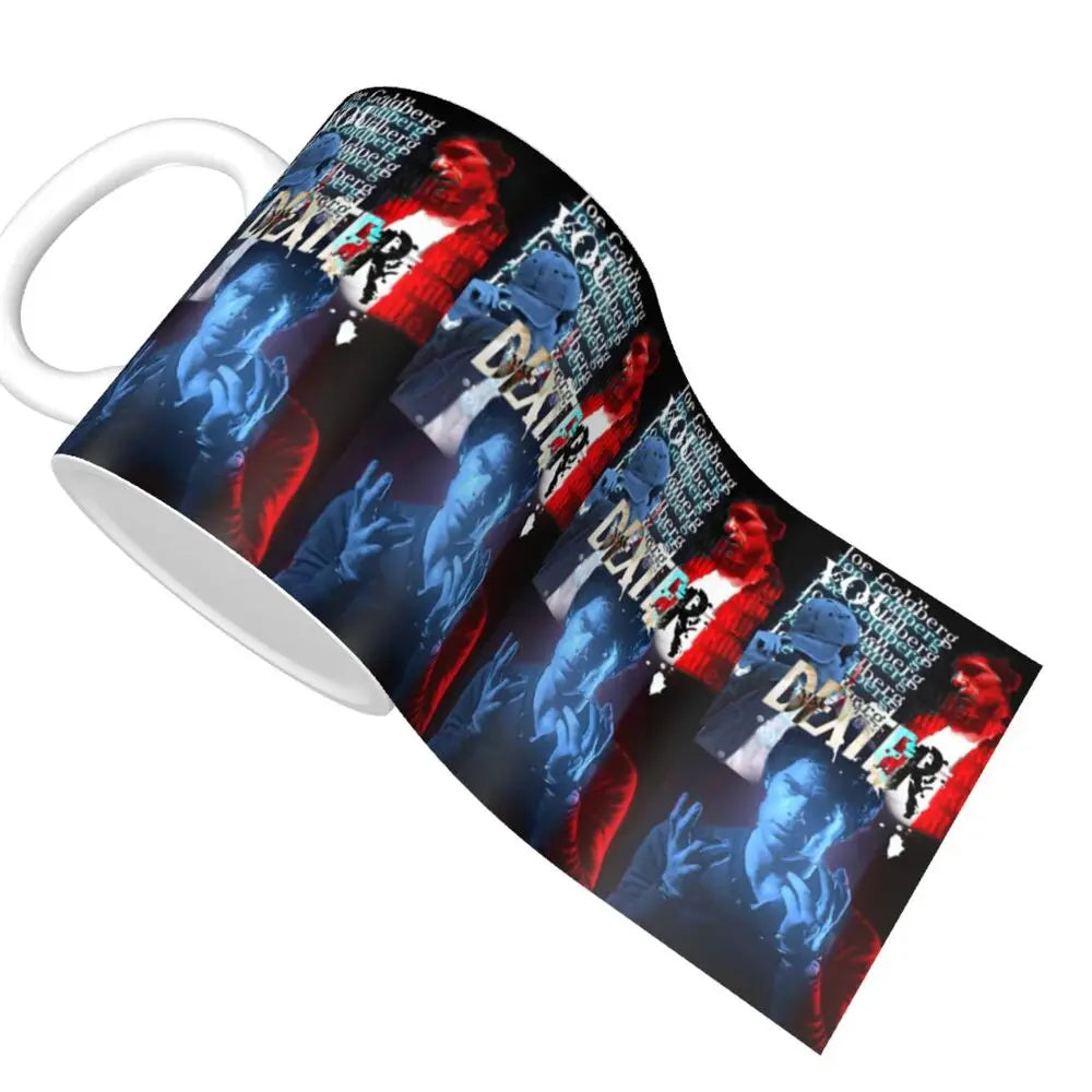 Customized Dexter Morgan Mugs DIY Movie Ceramic Milk Tea Coffee Cup