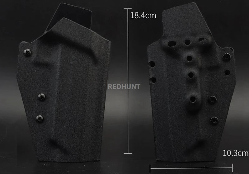 Hunting Gun Holster Kydex Pistol Case Light TLR-1 X400 X300 XC1 Bearing Waist Gun Bag for G17/19/19X/45/43/43X/20/29