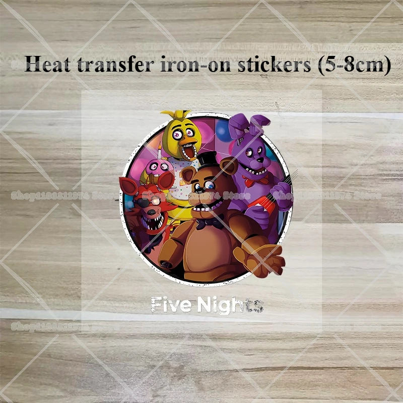 Five Nights At Freddys Long Sleeves Kids T-shirts Anime FNAF Tee Tops Cotton Fashion Children Clothes Undershirt Birthday Gift