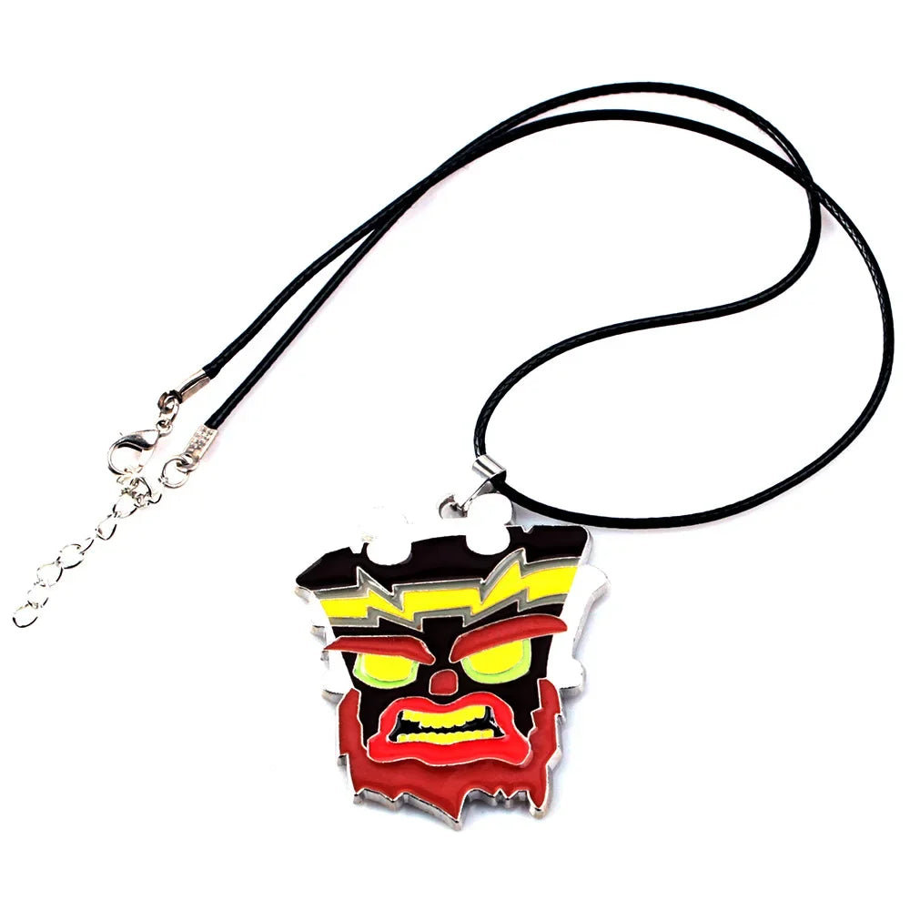 Crash Bandicoot Enamel Keychain for Men Women Cartoon Animal Metal Key Ring Holder Fans Car Bag Decor Jewelry Accessories Gift