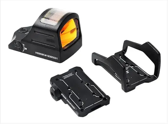 Tactical 507C Holosan Solar Power Red Dot Sight Mini Reflex with 20mm Glock Rex Mount Rail for Outdoor Pistol Hunting