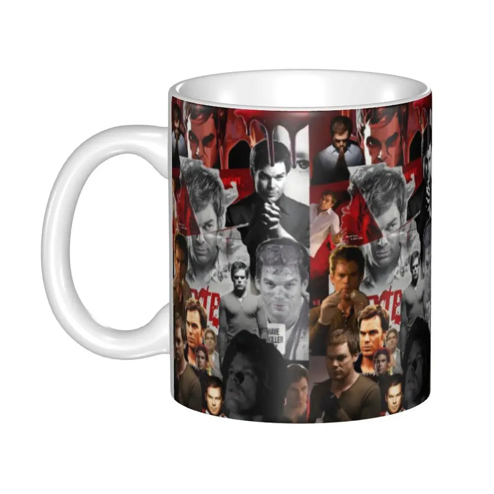 Customized Dexter Morgan Mugs DIY Movie Ceramic Milk Tea Coffee Cup