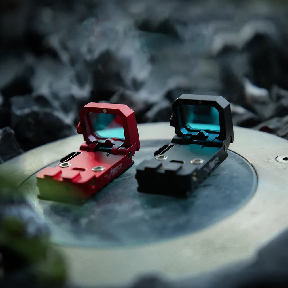 Tactical FlipDot Folding Reflex Red Dot Sight For Hunting Pistol Rifle Shotgun Scope W/R*R Plates&Picatinny Mount 3MOA Dot Sight