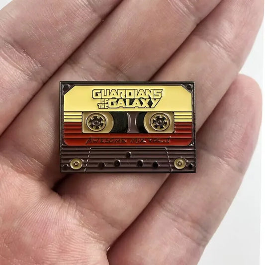 Tape Music Enamel Pin Brooch Retro Metal Paint Badge Accessories  Badges on Backpack Pins for Caps Anime Lapel Cap