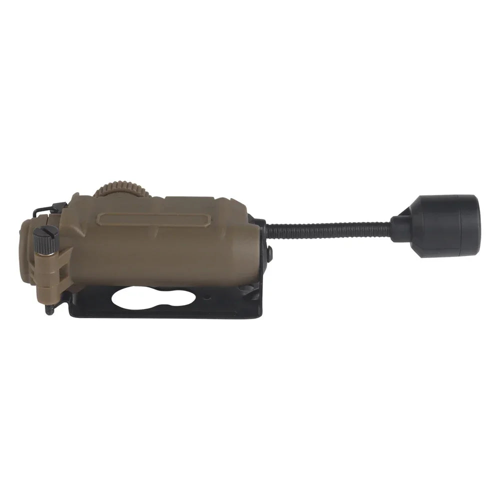 Tactical Helmet Lamp Head Lantern with Multi-color IR Light for Weapon Lights and Emergency Signal Outdoor Hunting Camping