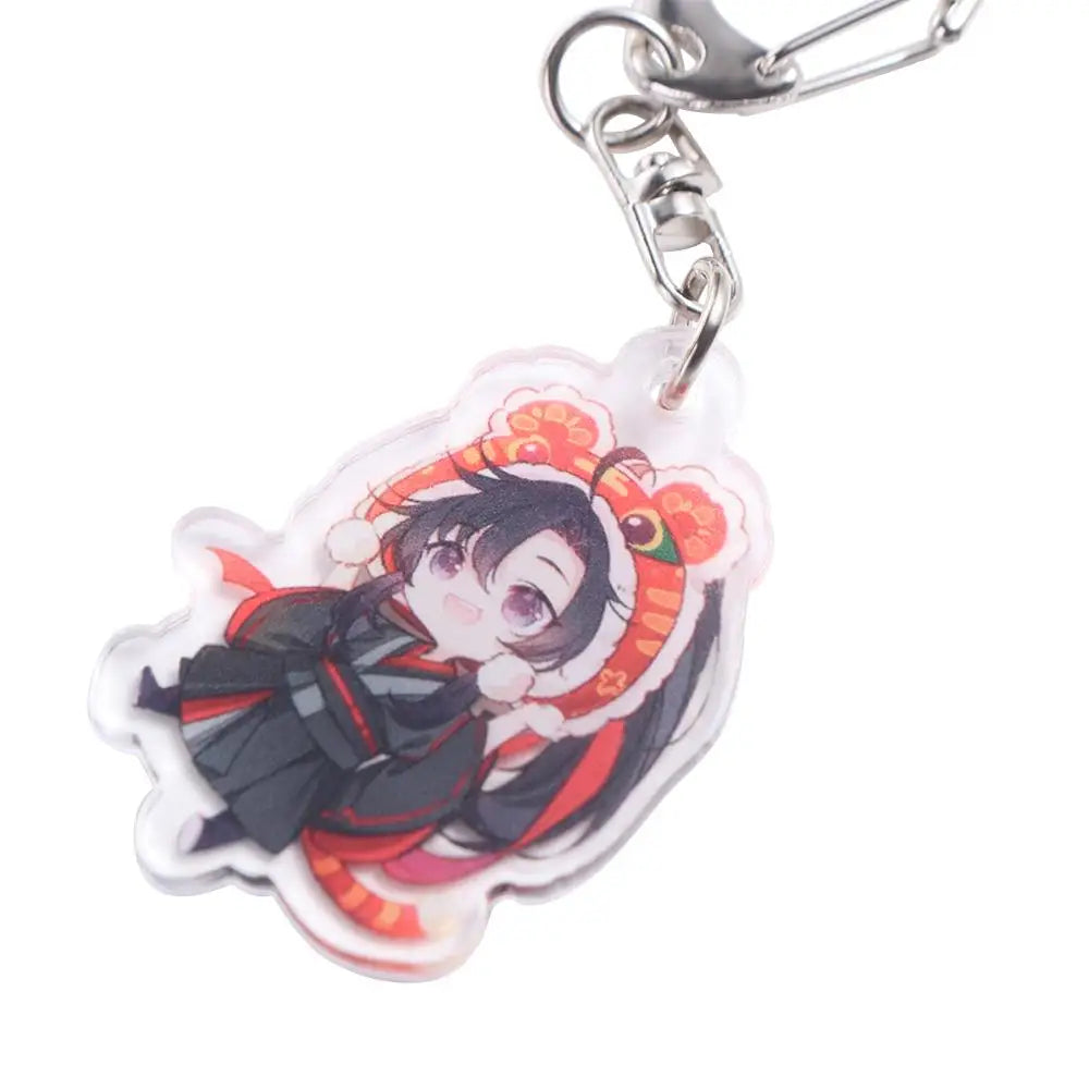 Mo Dao Zu Shi Mo Dao Zu Shi Keychain Wei Wuxian Anime BL Anime Acrylic Keyring Lan Wangji Cartoon