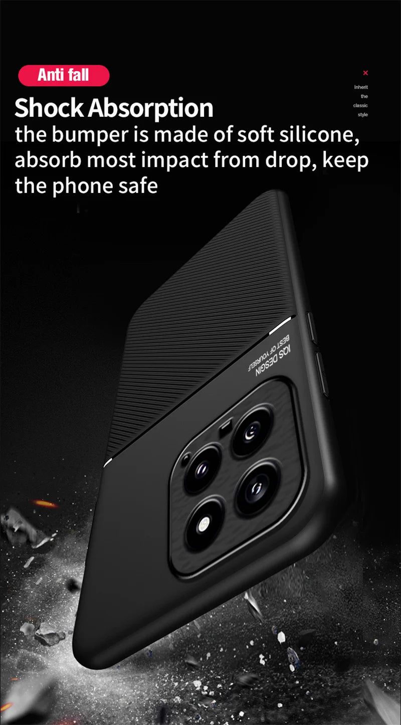 Rugged Non-Slip Case for Xiaomi 15T 14T 14 Ultra 13T Pro 13 Lite 12 12T 11T Cover With Car Magnetic Holder Coque Fundas Capa