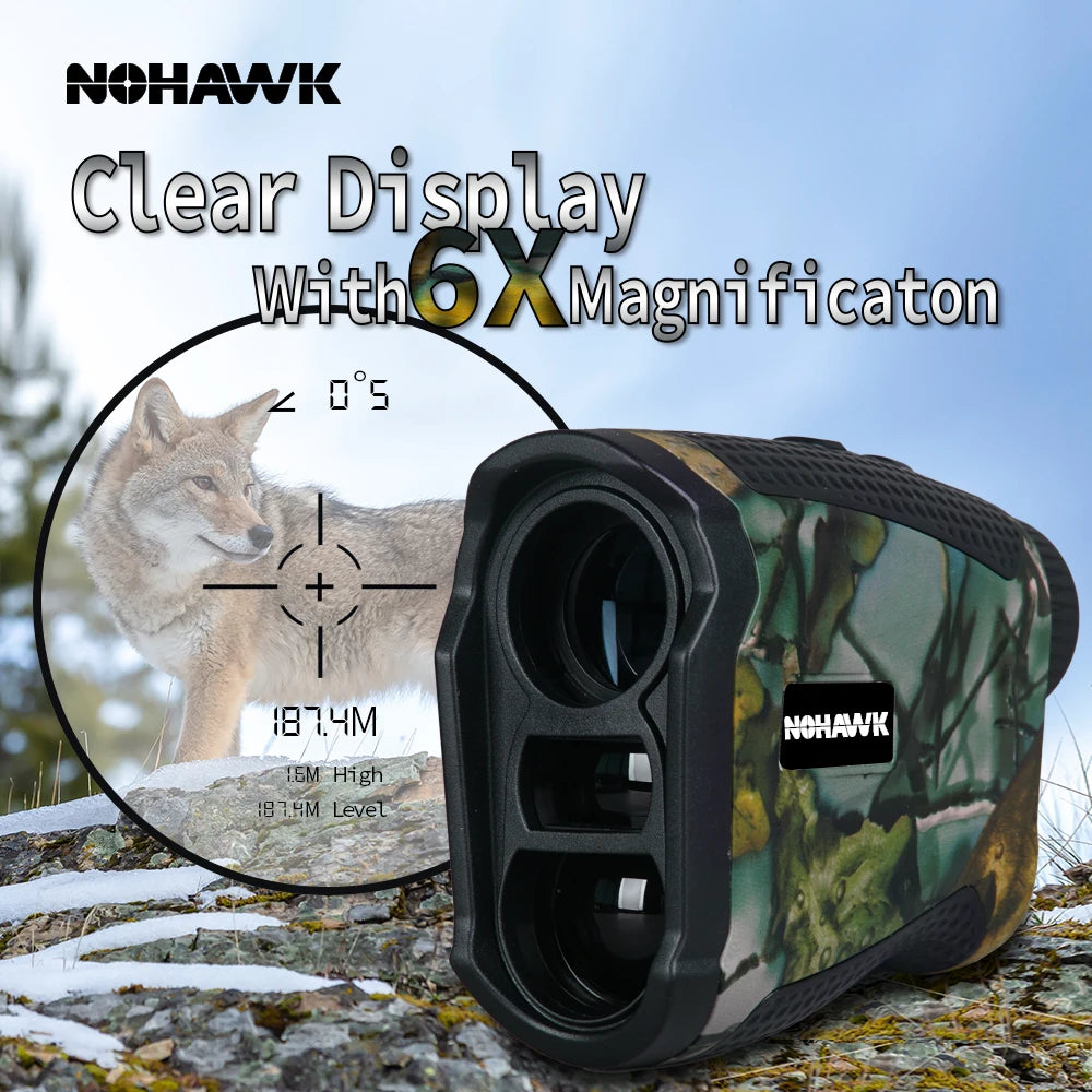 Hunting Laser Rangefinder 1000m Hunting Range Finder with Target Acquisition Technology Clear Accurate Rangefinders for Hunters