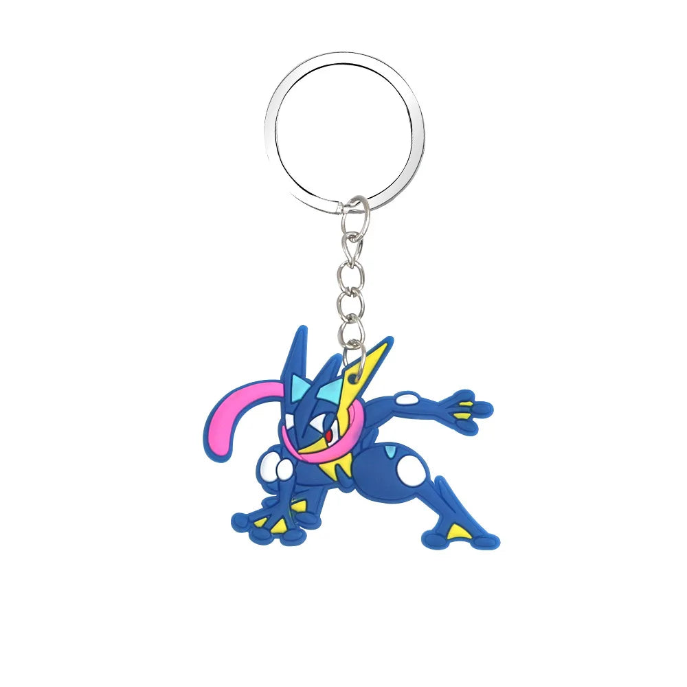 8/16 Pcs Pokemon PVC Keychain Anime Birthday Party Favors Gifts Keyring Bag Pendant Birthday Party Favors Supplies Decoration