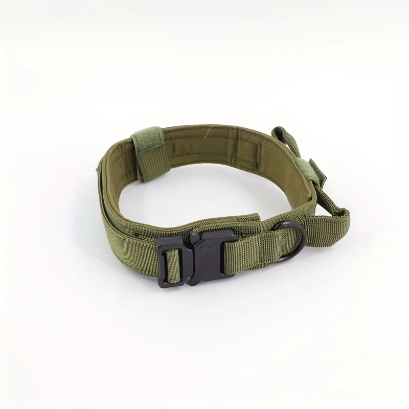 Tactical Dog Collar, Pet Dog Collar, Military Dog Collar Adjustable Dog Training Collar With Quick-release Buckle