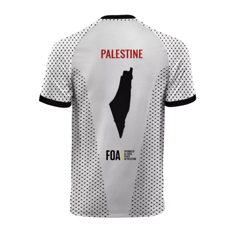 Fashion Palestine Flag Football T Shirts Summer Casual 3D Printed Mens Sports Jersey Loose O Neck Quick Dry Breathable Tees Tops