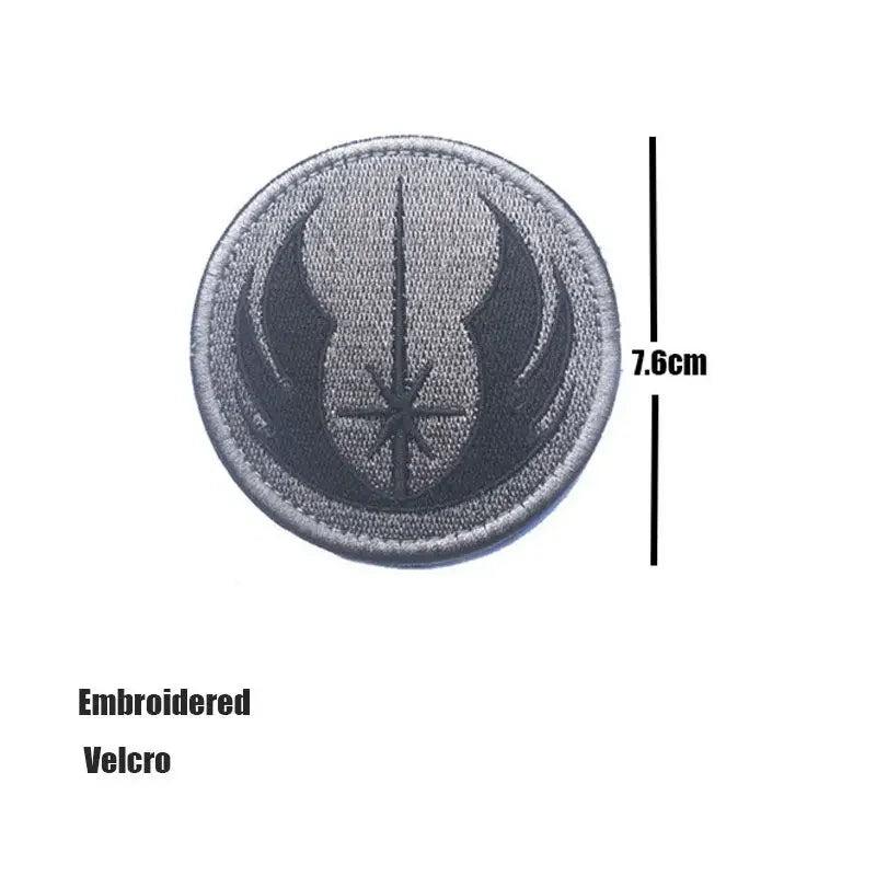 Star Wars Mandalorian Jedi Knight Badge Anime Cartoon Embroidery Fashion Velcro Tactical Clothing Patch Accessories Gift