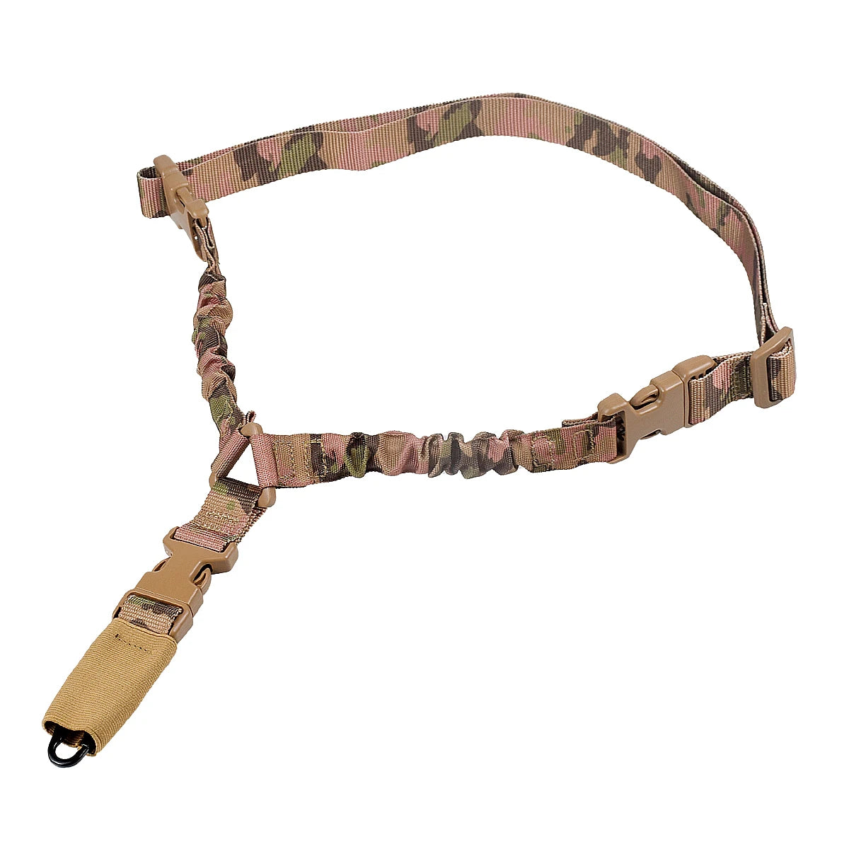 Tactical A-1 20mm Sling Swivel Adjustable 3 Point Bungee Gun Sling Airsoft Rifle Strapping Belt Hunting Shooting Accessories