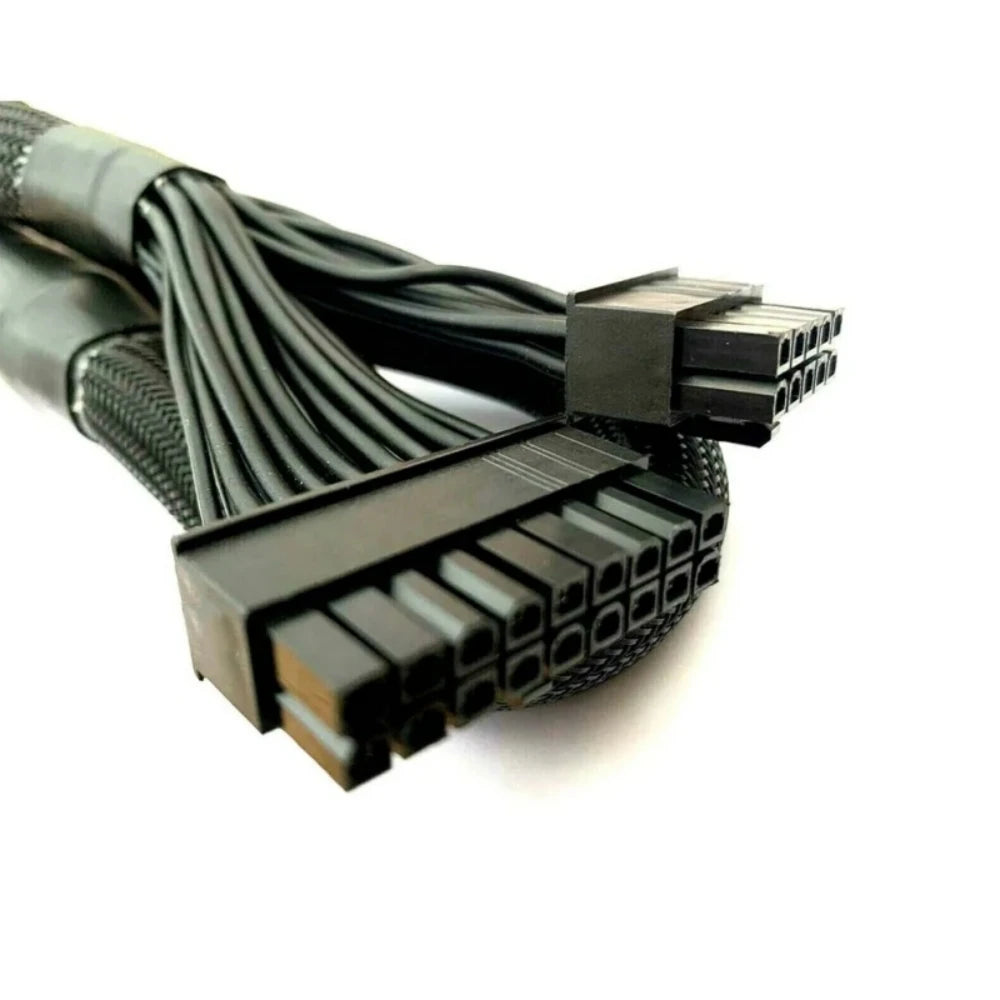 Motherboard Power Cable 18+10 Pin to 24 Pin for Corsair RM1000x, RM850x, RM750x, RM650x, RM550x Modular Power, Sleeved Net 60 CM
