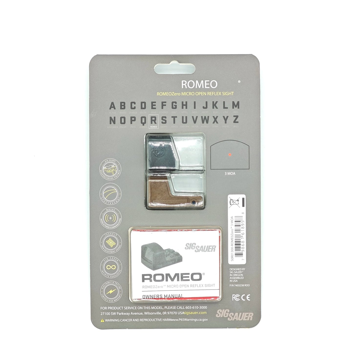 R ZERO Red Dot Reflex Sight Riflescope Adjustment Scope J-Point Footprint for Tactical Hunting with Original Marking