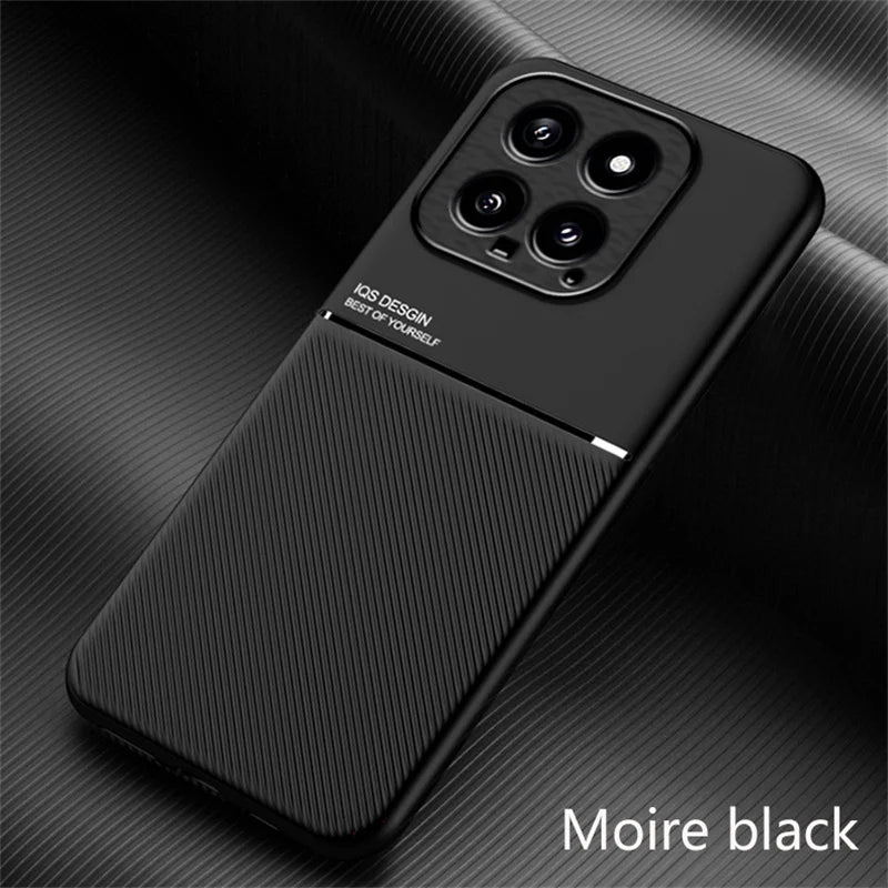 Rugged Non-Slip Case for Xiaomi 15T 14T 14 Ultra 13T Pro 13 Lite 12 12T 11T Cover With Car Magnetic Holder Coque Fundas Capa