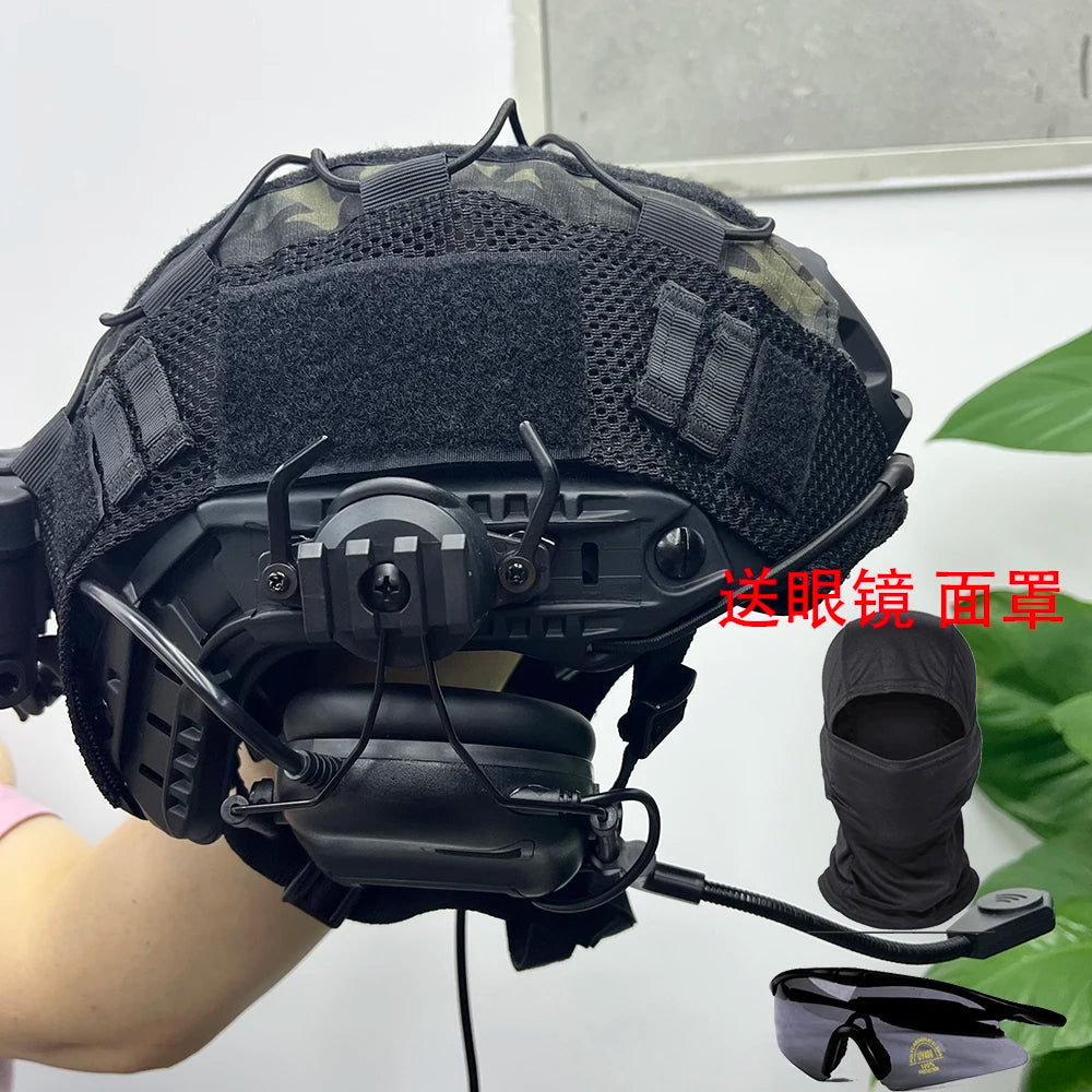 Fast Tactical Helmet Cos Special Forces Cod Full Set of Equipment Wargame Next Protective Gear Shooting Props
