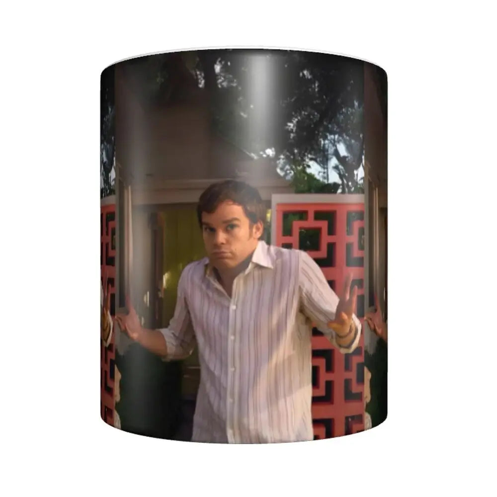 Customized Dexter Morgan Mugs DIY Movie Ceramic Milk Tea Coffee Cup