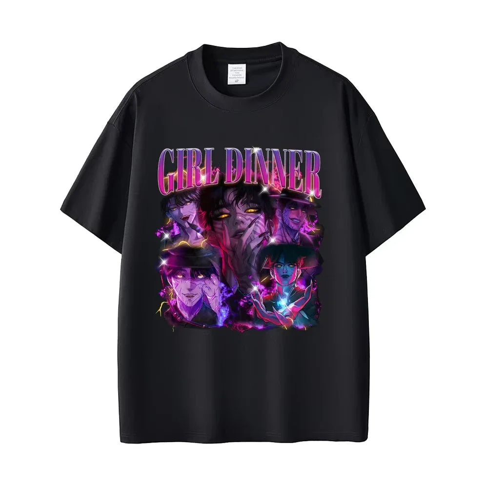 Movie KPop Demon Hunters T-shirt Rumi Mira Zoey T Shirts Saja Boys Tshirt Derpy Tiger T-shirts Men Women Fashion Casual T Shirt