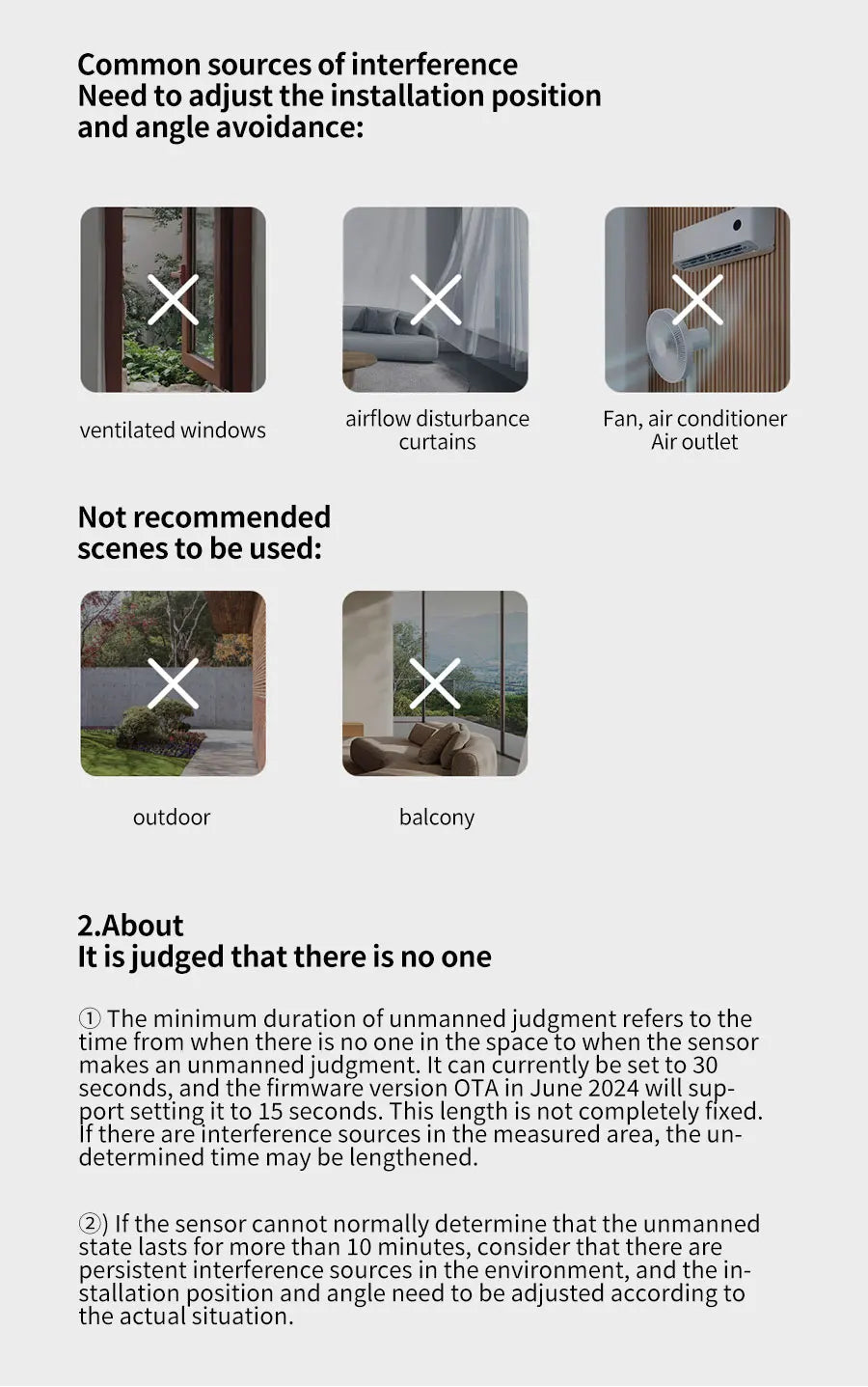 Xiaomi Mijia Human Presence Sensor Smart Wireless Home Connection Bluetooth 5.0 Body Motion Sensors For Mi Home App XMOSB01XS