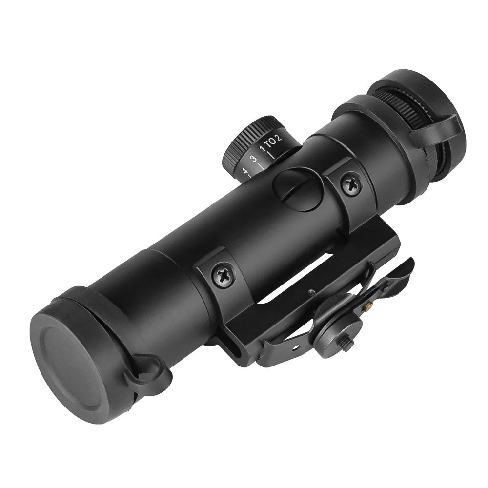 SPINA Optics 4X20 Sight Tactical Rifle Scope With BDC Turret Mil-Dot Reticle