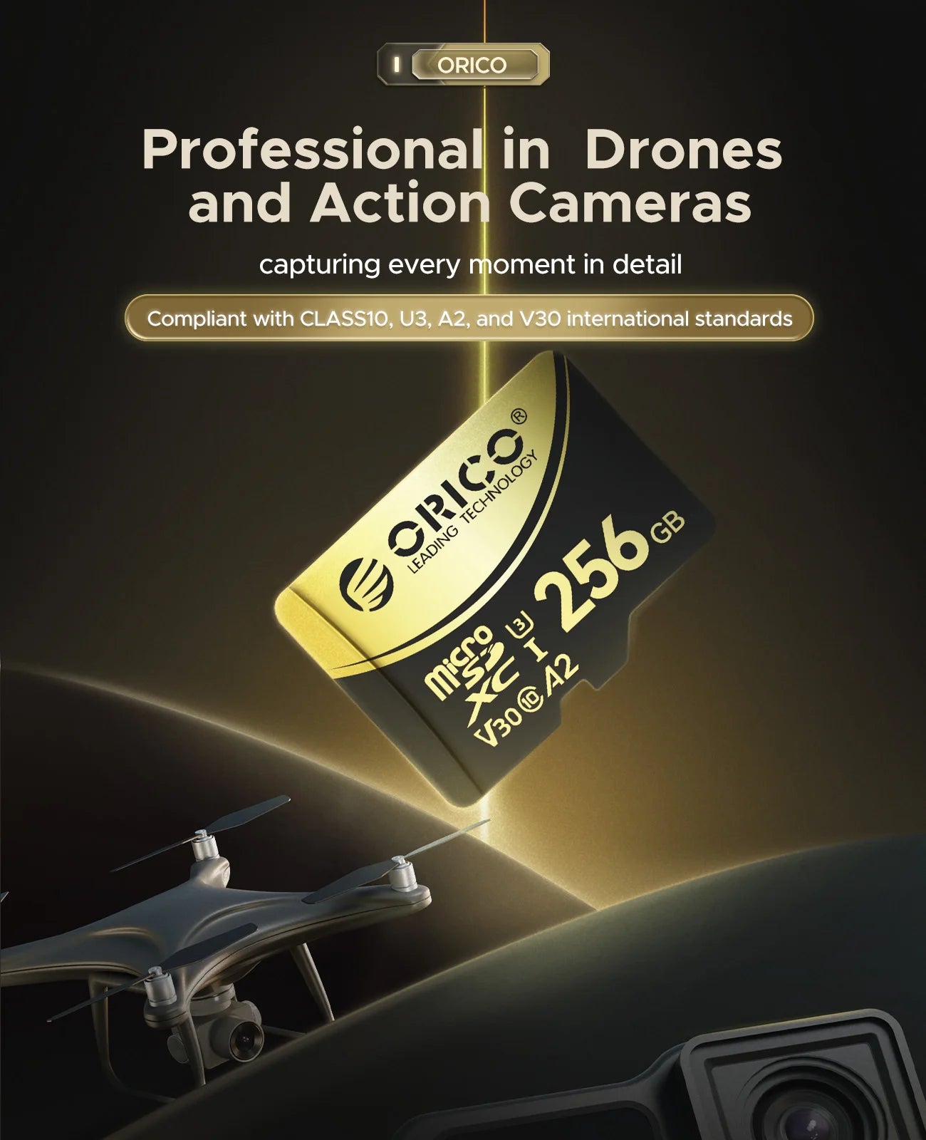 ORICO High Speed Mini SD Memory Card 512GB 256GB TF Memory Card Micro SD Card Full HD 4K Up to 180 MB/s Flash Usb Pen Drive Card