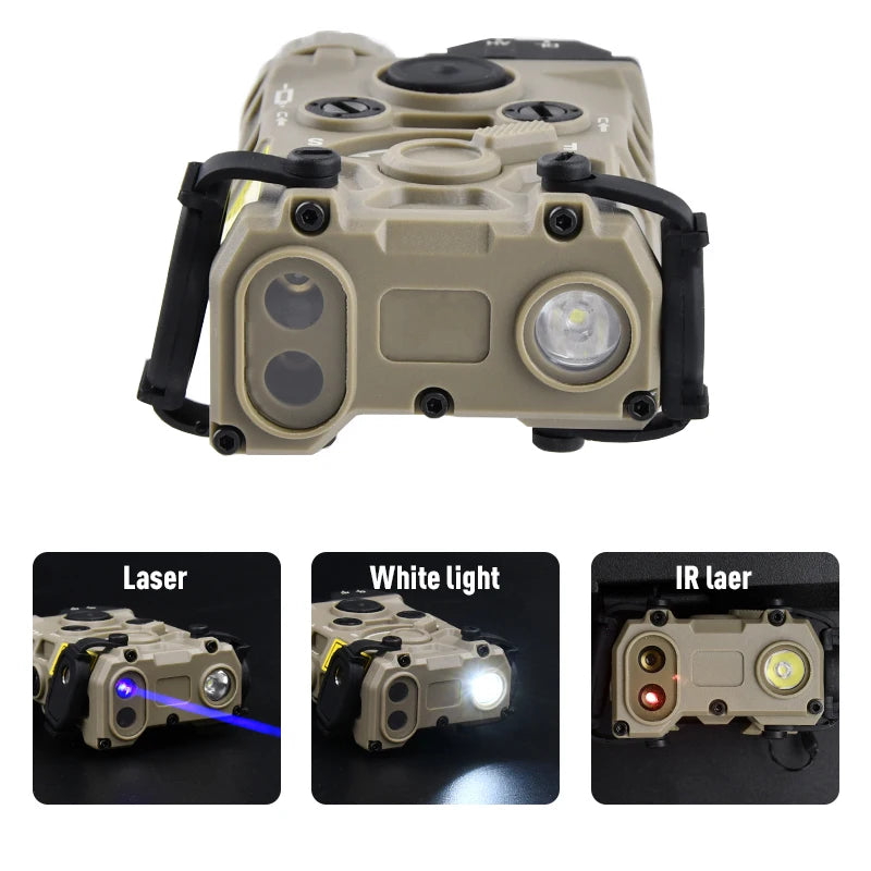 Tactical Nylon Eotec OGL Red Dot Blue Green IR Laser Indicator PEQ 15 OGL White Strobe Flashlight Airsoft Gun Rifle Accessory