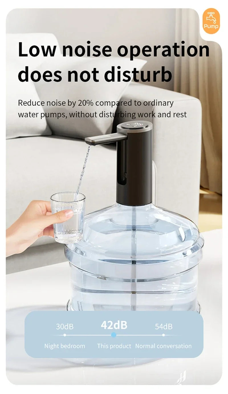 Xiaomi Automatic Water Dispenser Bottled Water Red Wine Pumping Water Electric Pump Bottle Charging Press Dispenser MIJIA NEW